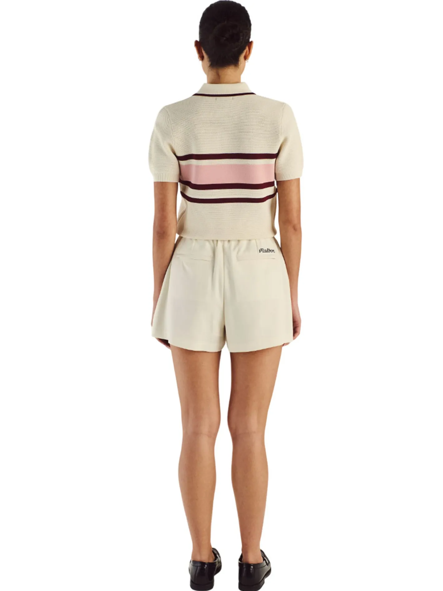Women Malbon Womens Carina Polo - Ivory