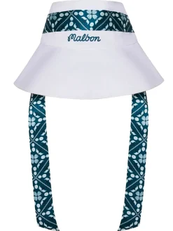 Malbon Womens Gia Open Top Bucket Hat - White