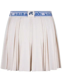 Women Malbon Womens Joelle Pleated Skort - Ivory