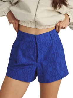 Women Malbon Womens Solene Trouser Shorts - Blue