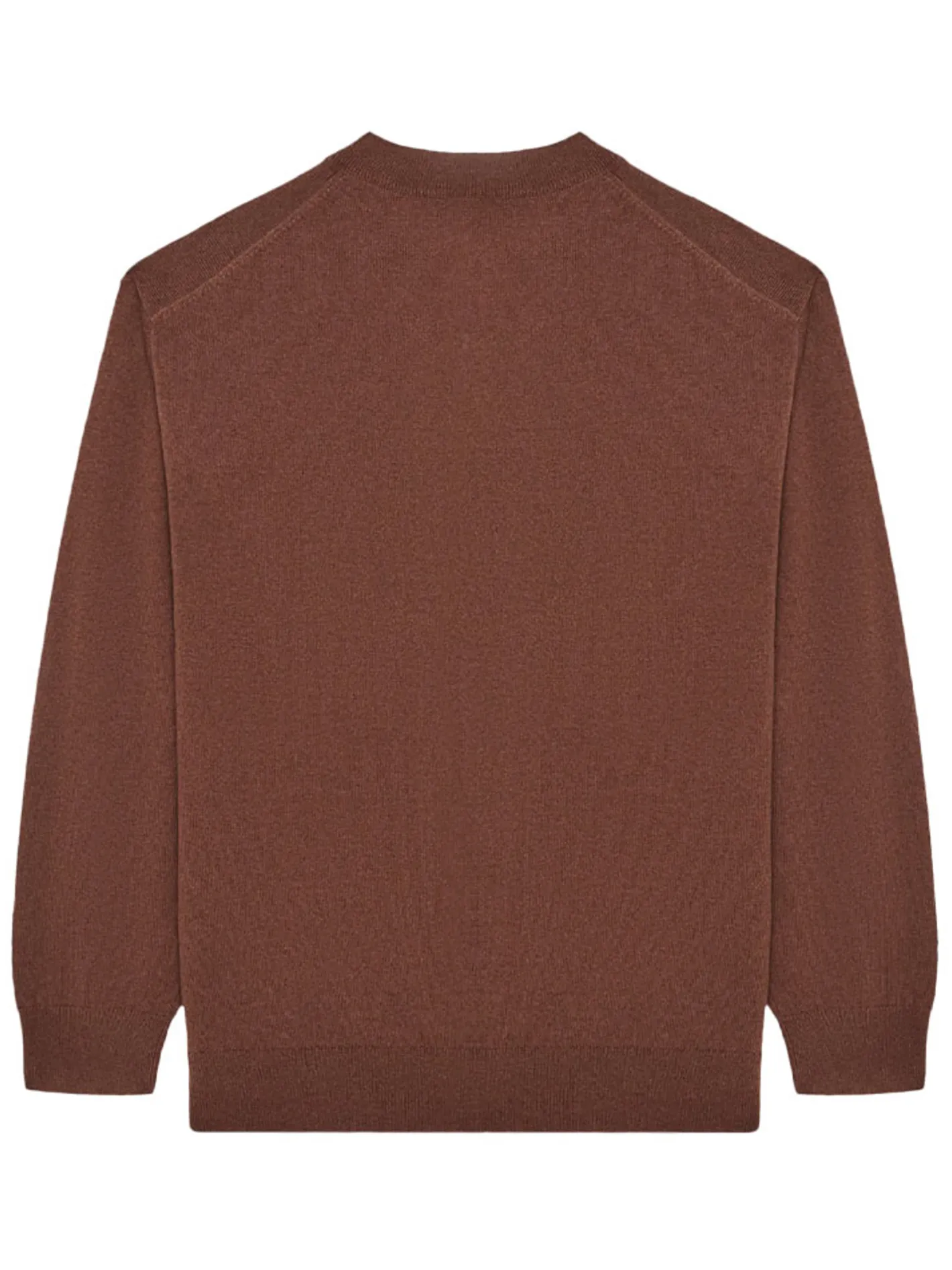 Malbon x Jesper Parnevik V-Neck Merino Wool Sweater - Chocolate
