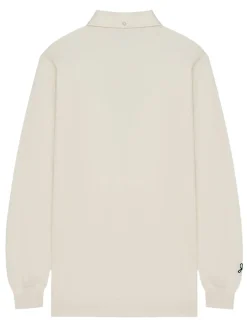 Malbon x Jesper Parnevik Long Sleeve Modal Pique Polo - Cream