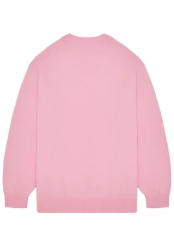 Malbon x Jesper Parnevik V-Neck Merino Wool Sweater - Pink