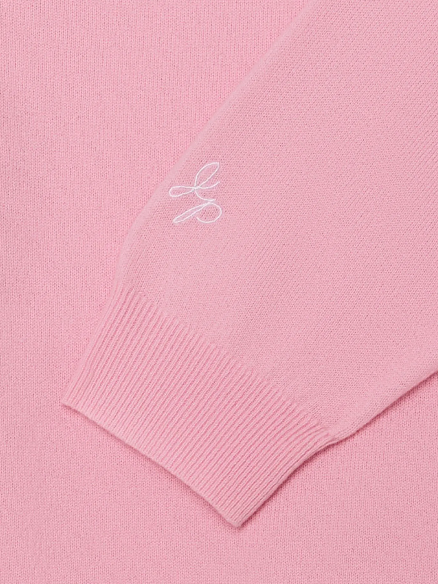 Malbon x Jesper Parnevik V-Neck Merino Wool Sweater - Pink
