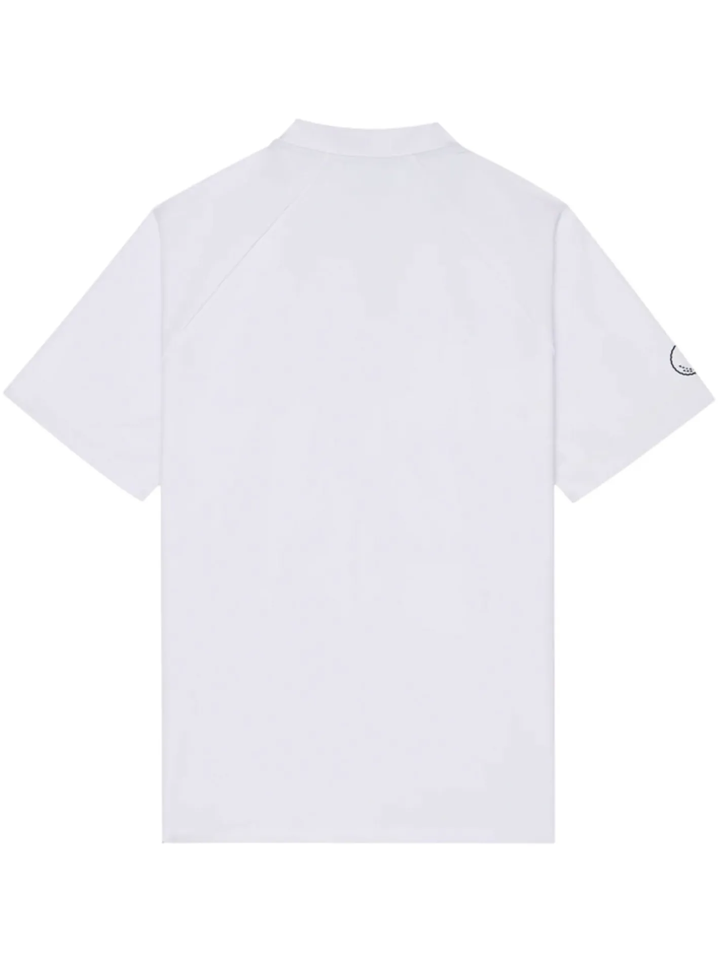 Malbon Zip Raglan Blade Polo - White