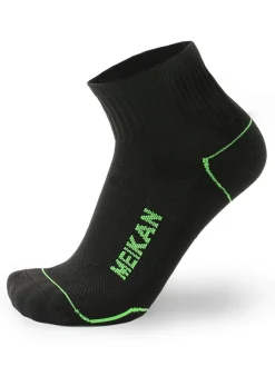 Meikan Socks Meikan 5 Pack Quarter Cut REPREVE Performance Sports Socks