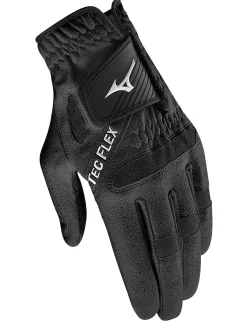 Women Mizuno TecFlex Womens Golf Glove - Black
