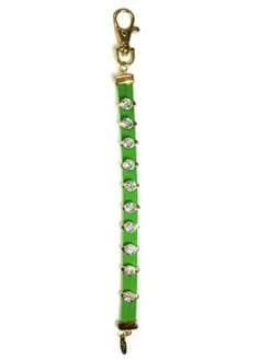 Navika Leather Crystal Stroke Counter Green