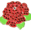 Navika Swarovski Crystal Rose Red Marker