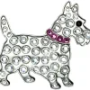 Navika Swarovski Crystal Scottie Pink Marker