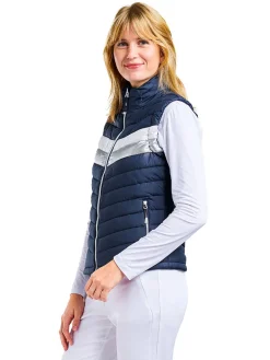 Women Nivo Women's Grace Full Zip Vest - Navy