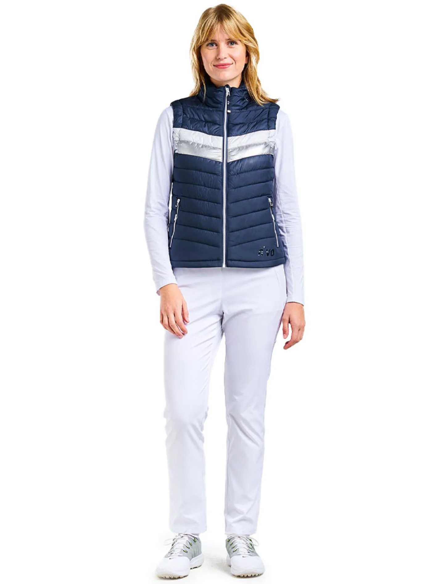 Women Nivo Women's Grace Full Zip Vest - Navy