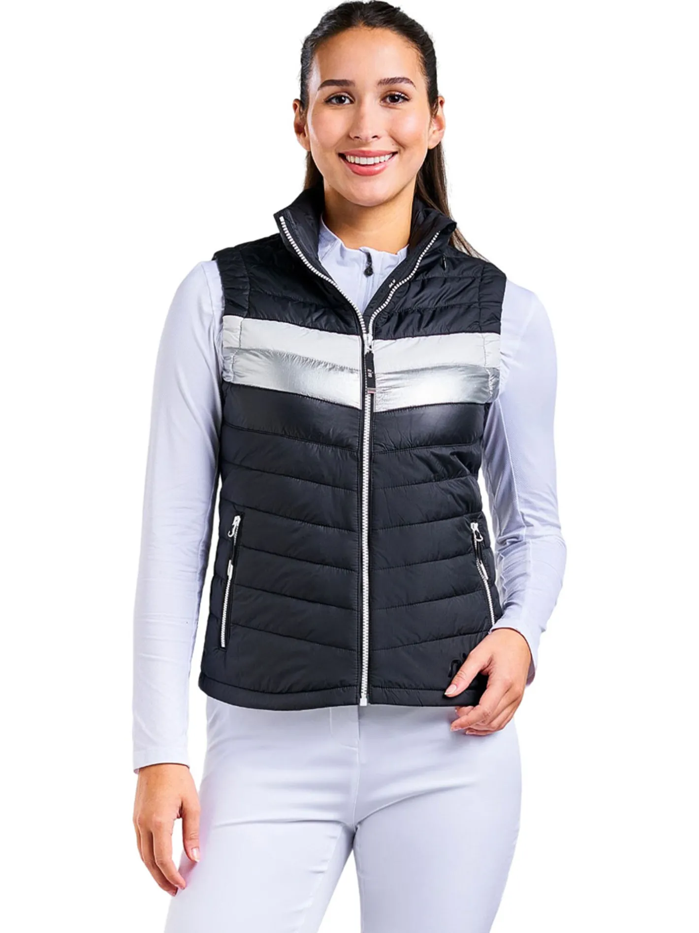 Women Nivo Women's Grace Full Zip Vest - Black