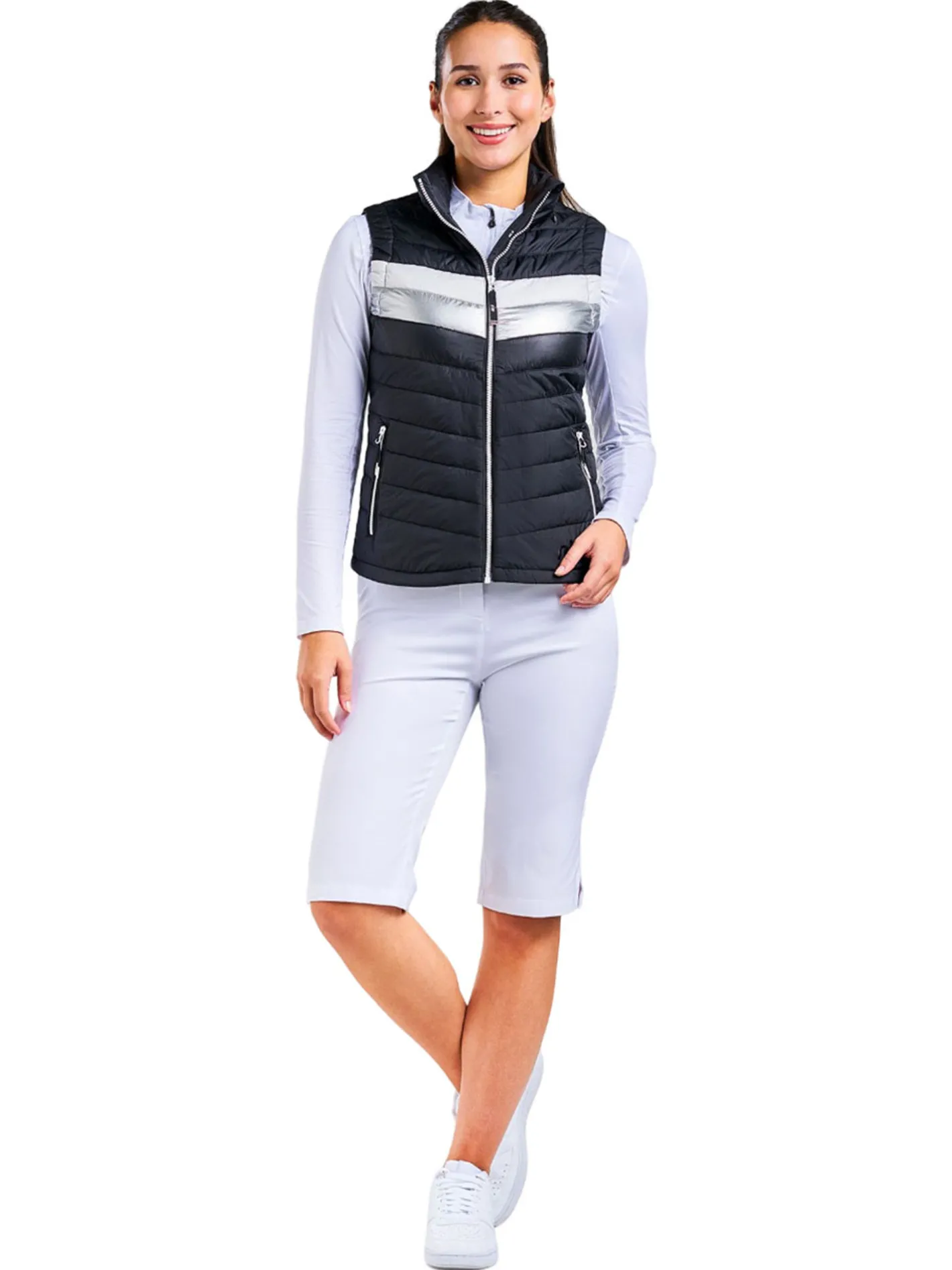 Women Nivo Women's Grace Full Zip Vest - Black