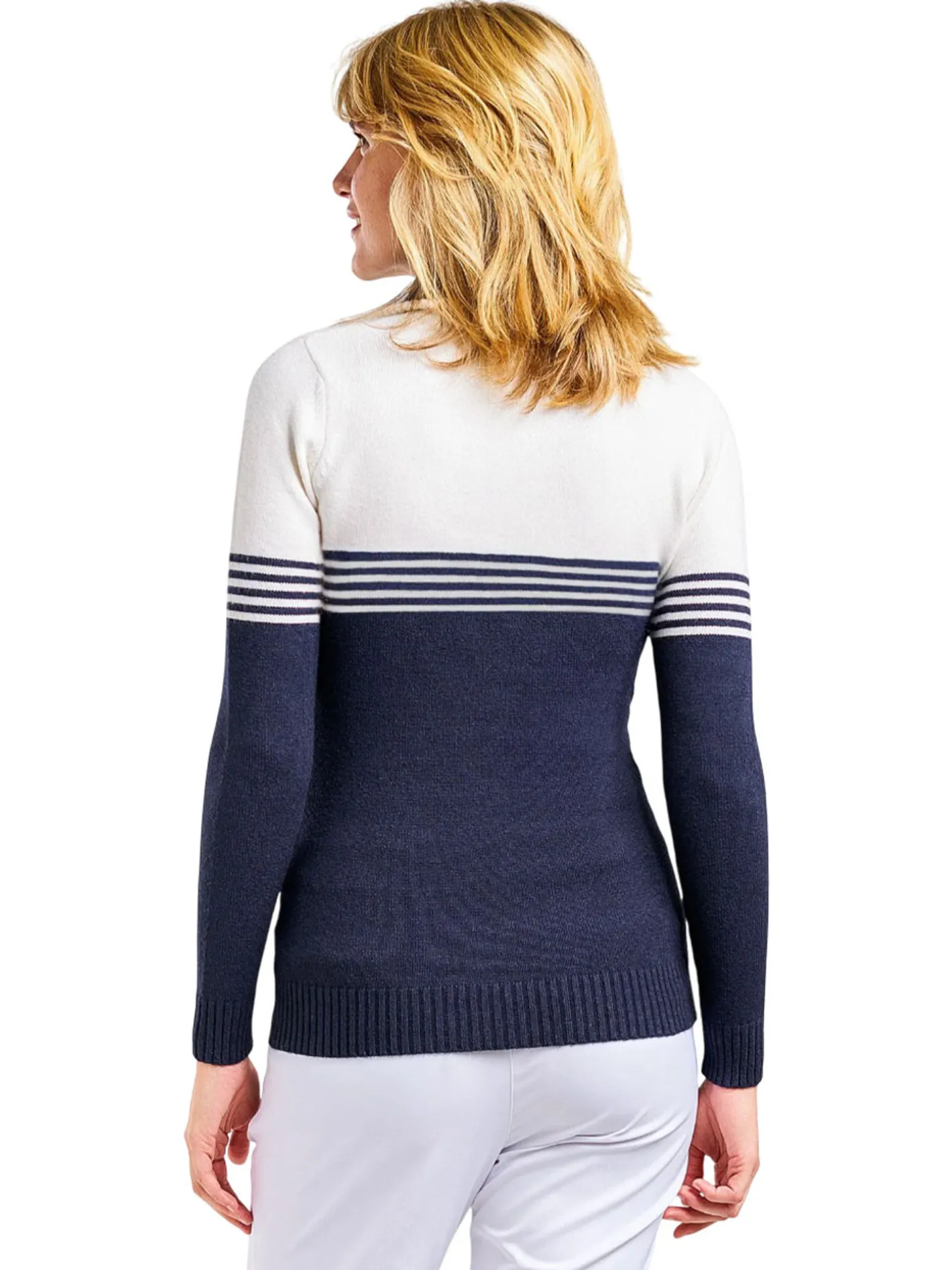 Women Nivo Women's Greta Sweater - Navy