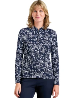 Women Nivo Women's Lolita Long Sleeve Mock - Black