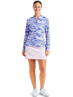 Women Nivo Women's Lolita Long Sleeve Livcool Mock - Cobalt