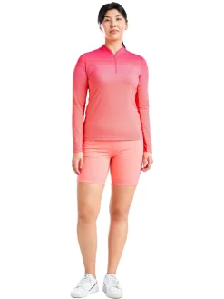 Women Nivo Women's Lolita Long Sleeve Livcool Mock - Cherry