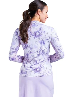 Women Nivo Women's Lolita Long Sleeve Mock - Lavender