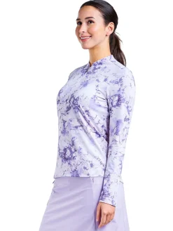 Women Nivo Women's Lolita Long Sleeve Mock - Lavender