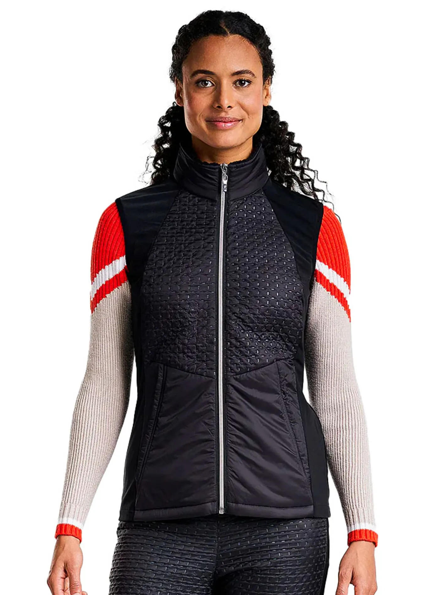 Women Nivo Women's Mika Full Zip Vest - Black