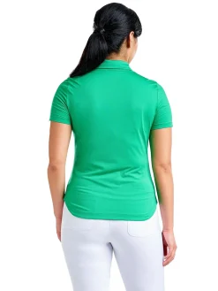 Women Nivo Women's Naila II Short Sleeve Polo - Classic Green