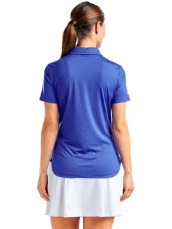 Women Nivo Women's Naila II Short Sleeve Polo - Cobalt