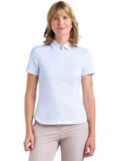 Women Nivo Women's Naila II Short Sleeve Polo - White