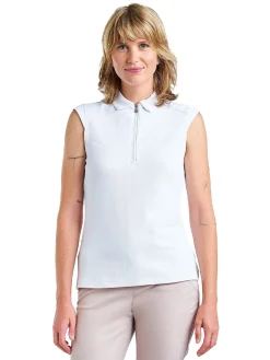 Women Nivo Women's Nikki II Sleeveless Polo - White