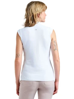 Women Nivo Women's Nikki II Sleeveless Polo - White