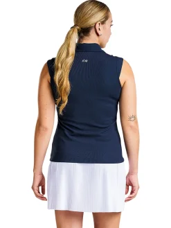 Women Nivo Women's Nikki Sleeveless Polo - Navy