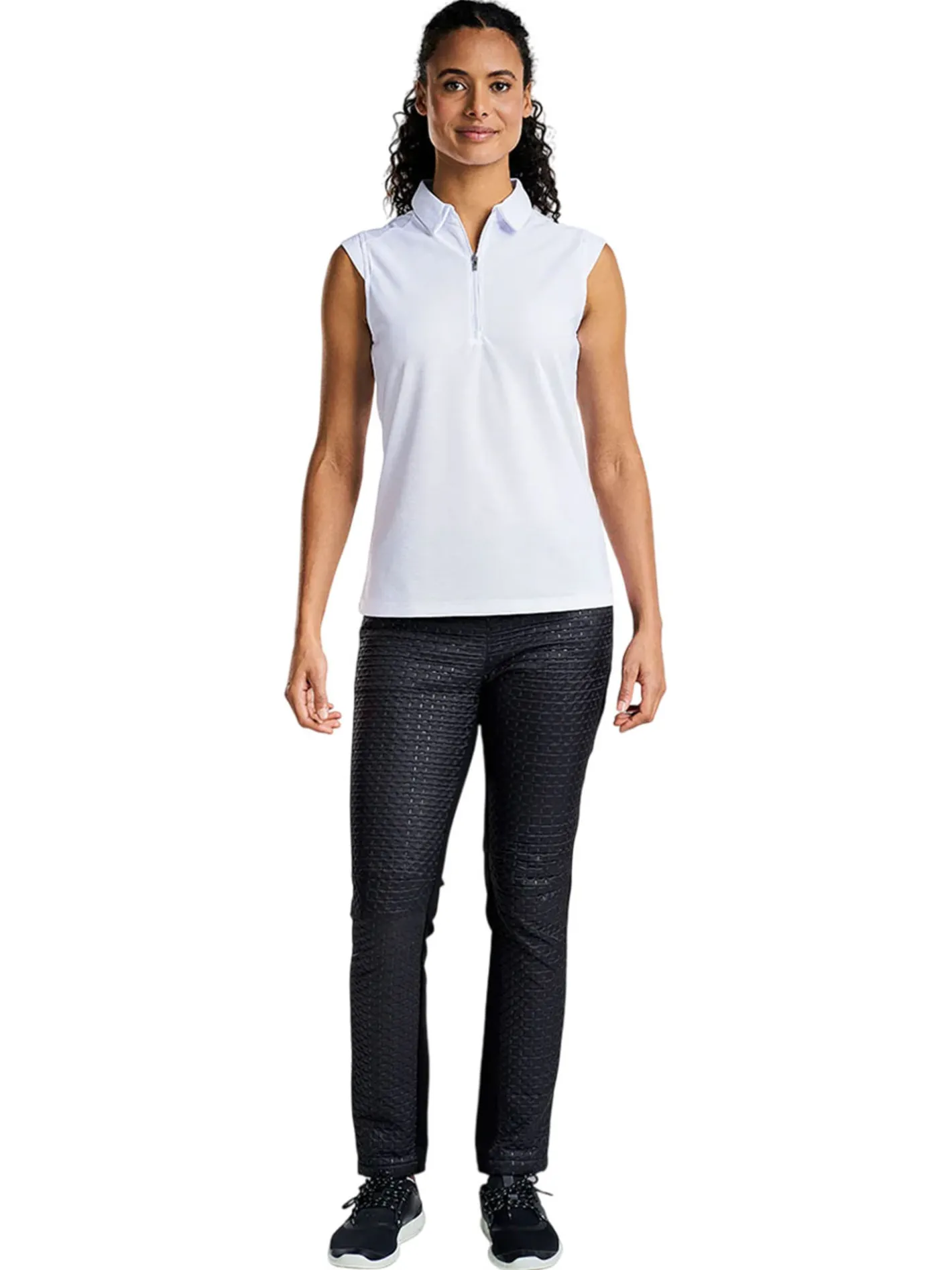 Women Nivo Women's Nikki Sleeveless Polo - White