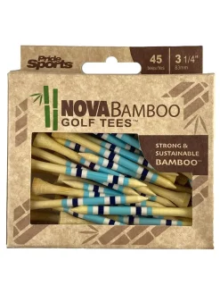 Pride Golf Tee Nova Bamboo Striped Golf Tees - 3.25"