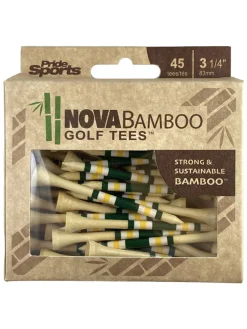 Pride Golf Tee Nova Bamboo Striped Golf Tees - 3.25"