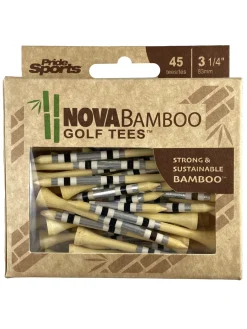 Pride Golf Tee Nova Bamboo Striped Golf Tees - 3.25
