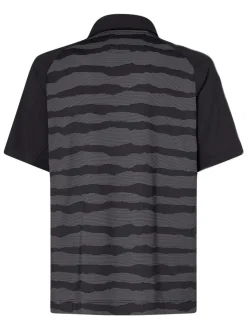 Oakley C1 Wave Length Stripe Polo - Blackout