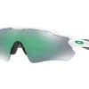 Oakley Radar EV Path Sunglasses - Polished White w/ Prizm Jade