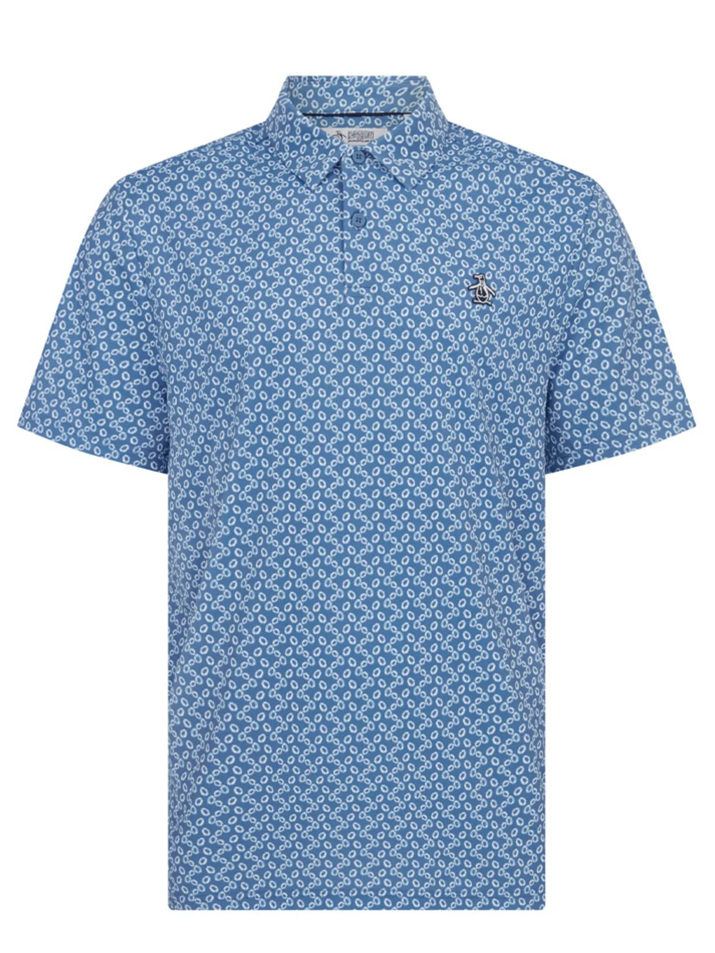 Original Penguin All Over Lifesaver Print Polo - Quiet Harbour