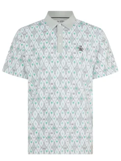 Original Penguin Lattice Cocktail Earl Polo - Bright White