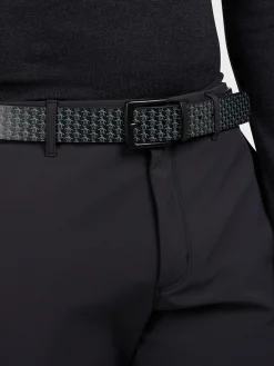Original Penguin Reversible All Over Pete Printed Belt - Caviar
