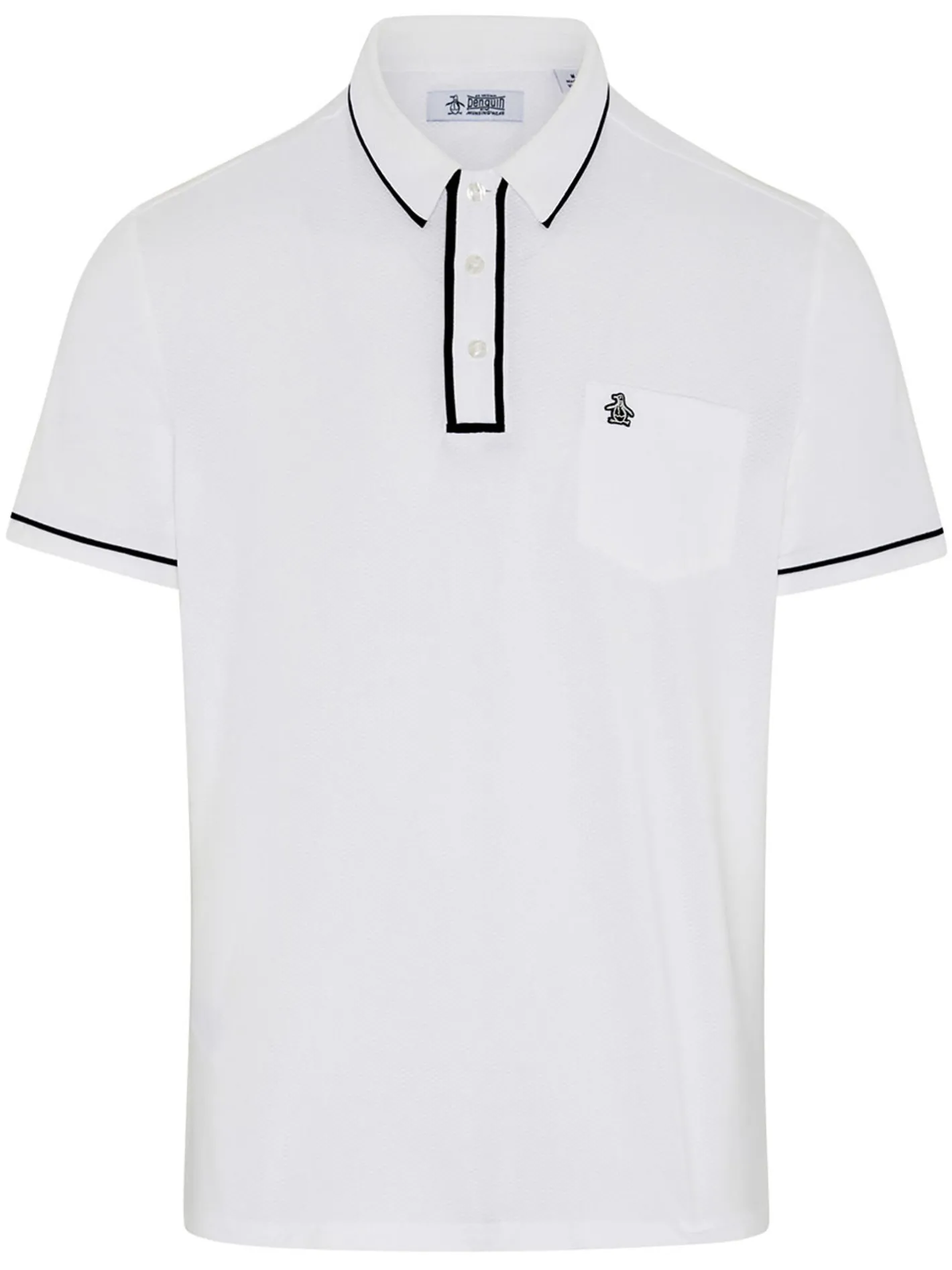 Original Penguin The Technical Earl Polo - Bright White