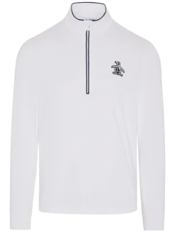 Original Penguin 1/4-Zip Technical Earl - Bright White