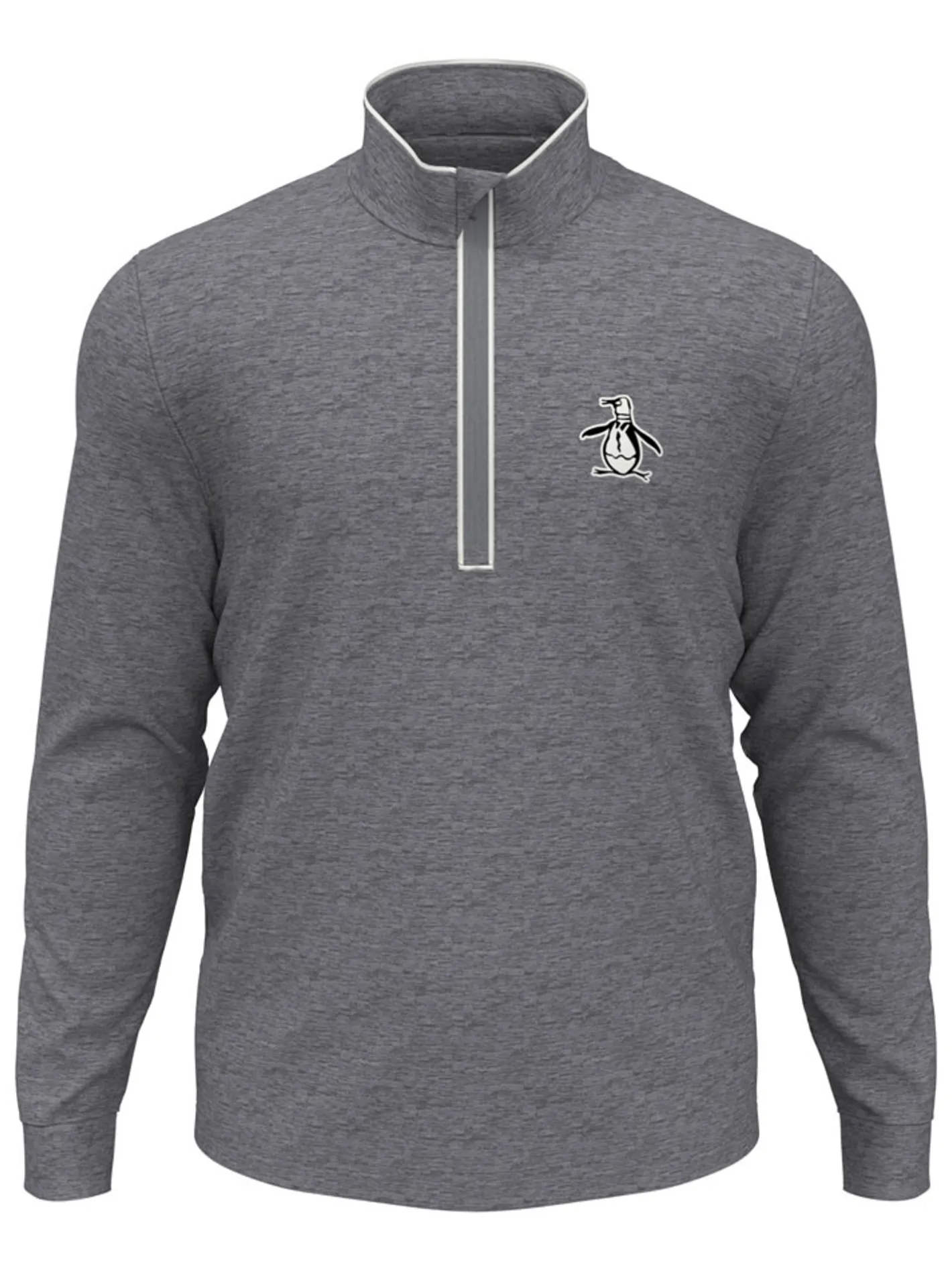 Original Penguin 1/4-Zip Technical Earl - Quiet Shade Heather