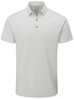 PING Halcyon Tailored Fit Polo - Silver Multi