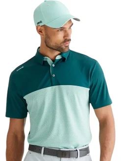 PING Hall Polo - Forest/Misty Green