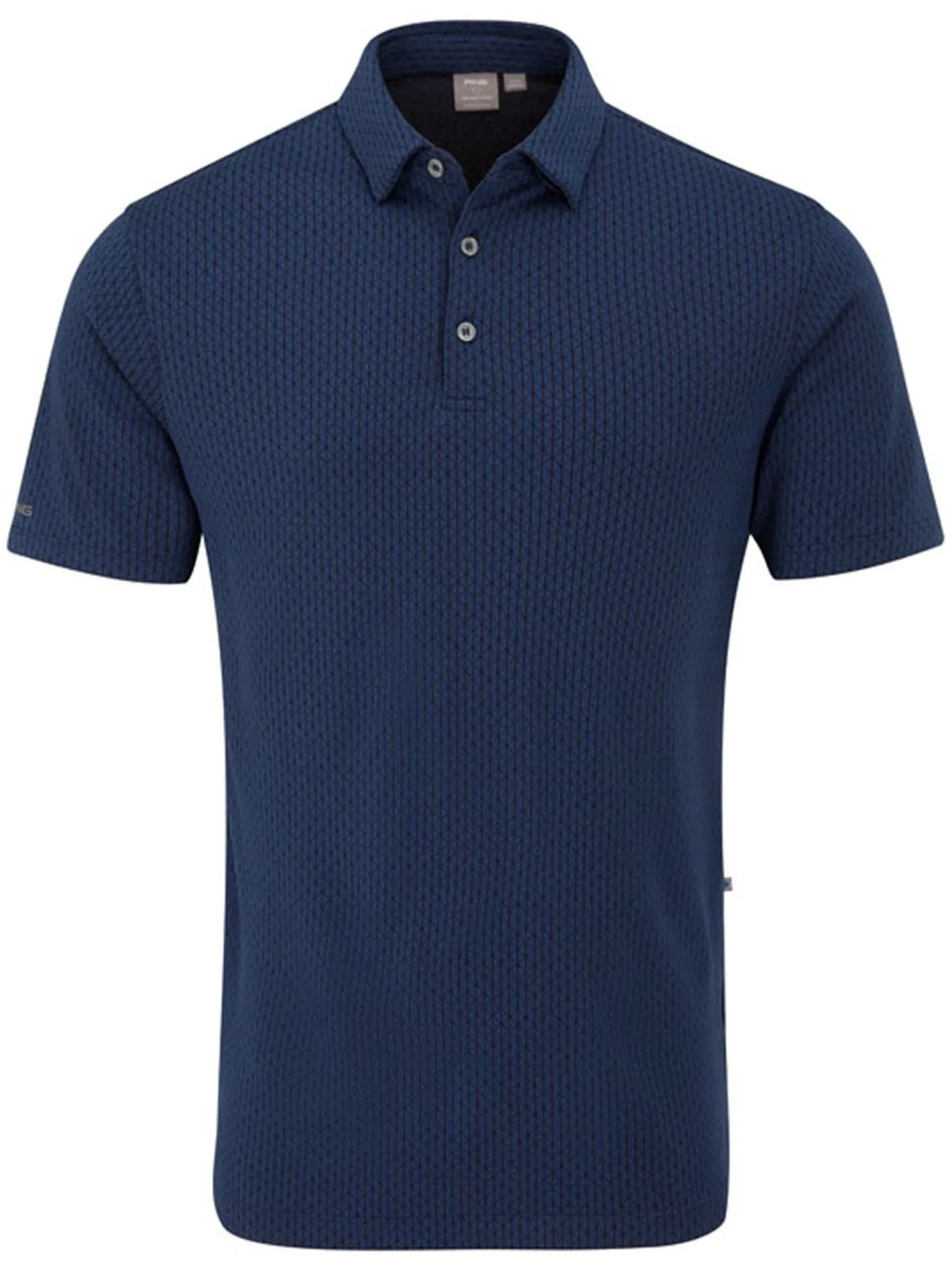 PING Hershel Polo - Oxford Blue Multi