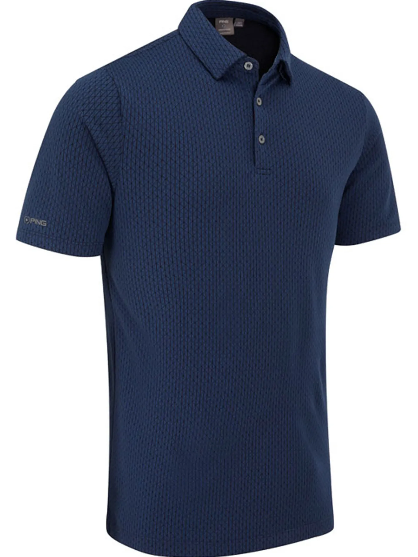 PING Hershel Polo - Oxford Blue Multi