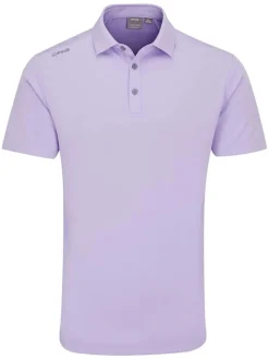 PING Lindum Tailored Fit Polo - Purple Ash