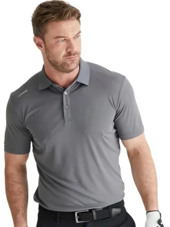 PING Lindum Tailored Fit Polo - Rock