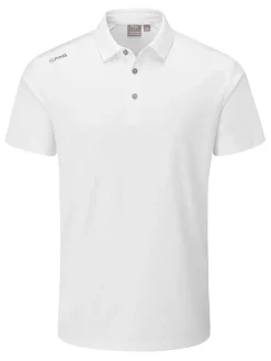 PING Lindum Tailored Fit Polo - White
